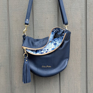 SALE - Mini Slouch - Navy - Helen Miller